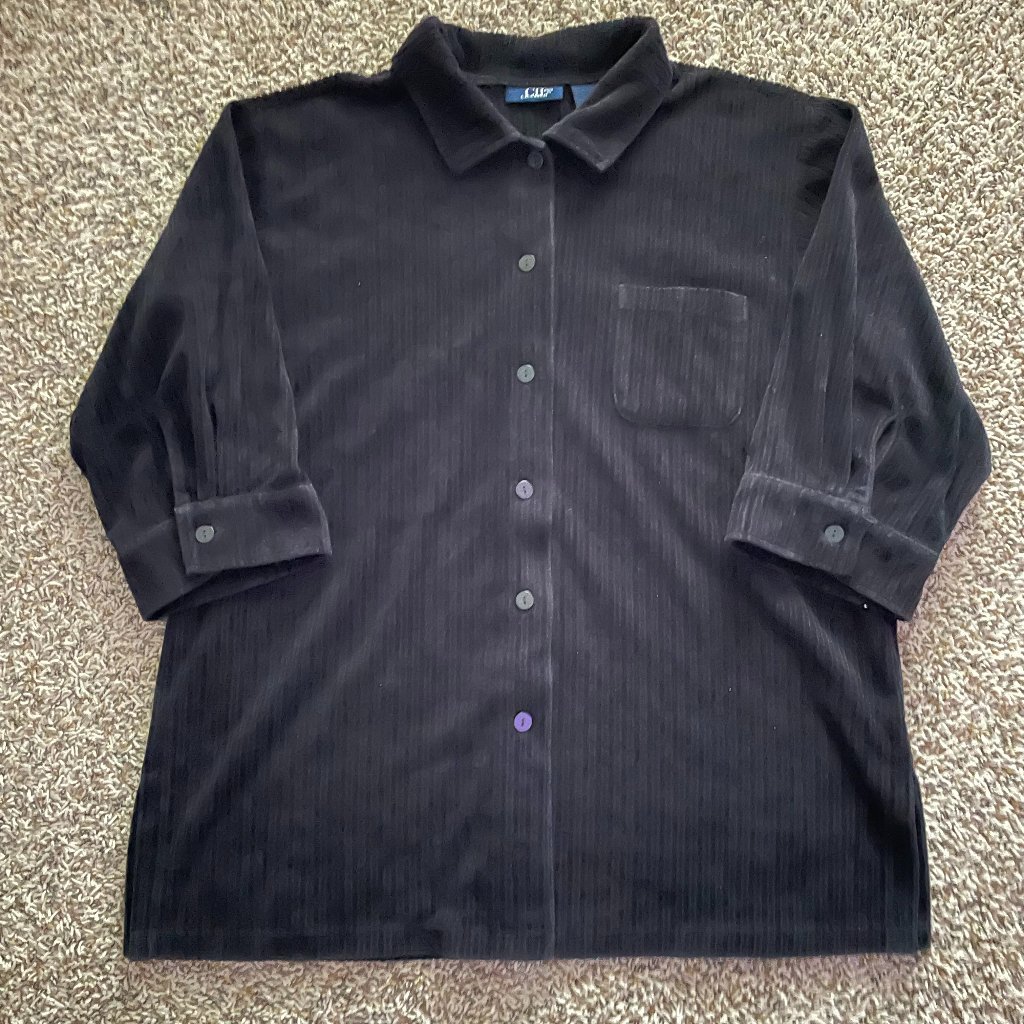 Black Button Down Coat